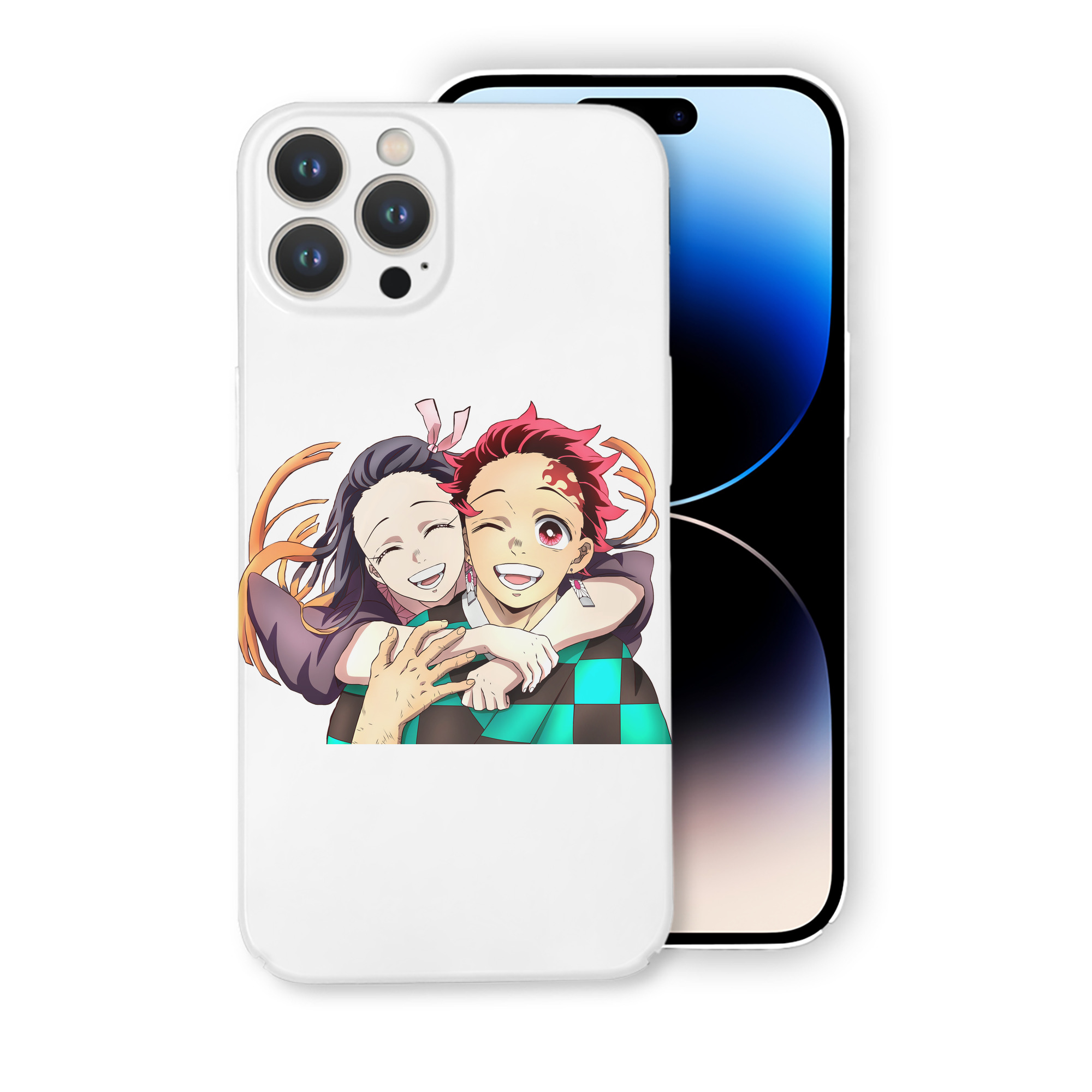 （画像用） 鬼滅の刃（きめつのやいば）竈門 禰󠄀豆子／かまど ねずこ Kamado Nezuko 【iPhone 14シリーズ対応】ハードケース